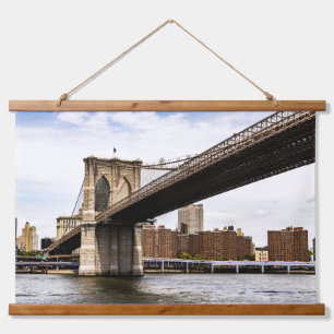 Pont Brooklyn suspendu tapisserie