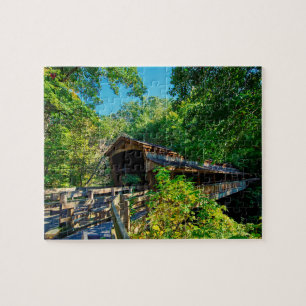 Pont couvert Puzzle Ohio Jigsaw Puzzle