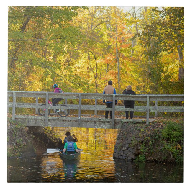 Pont d'automne Carreaux de céramique (Devant)