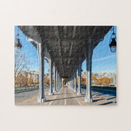 Pont de Bir-Hakeim über Seine - Paris, Frankreich