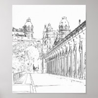 Pont de Bir-Hakeim über Seine - Paris, Frankreich