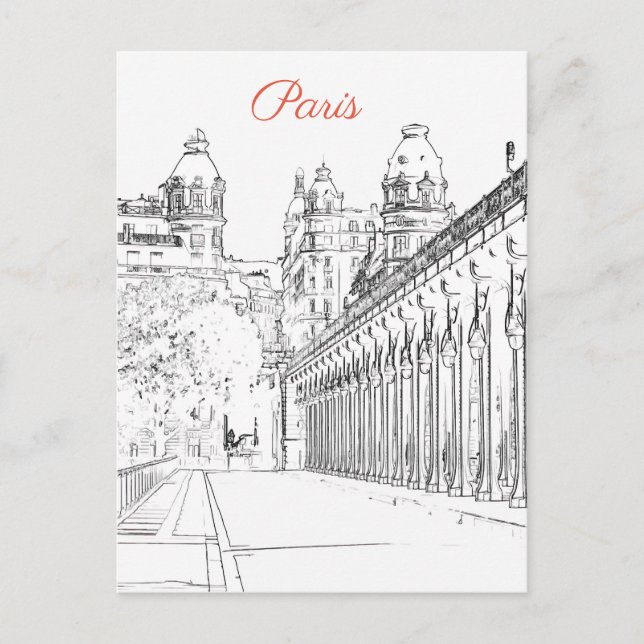 Pont de Bir-Hakeim über Seine - Paris, Frankreich Postkarte (Vorderseite)