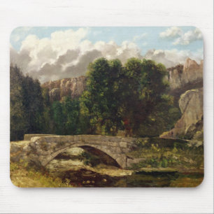 Pont de Fleurie, die Schweiz, 1873 Mousepad