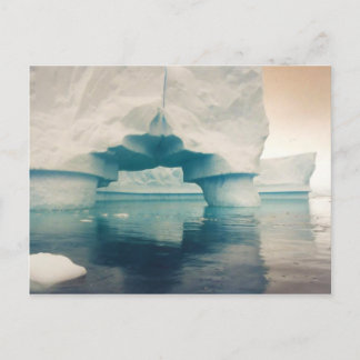 Pont de glace, carte postale
