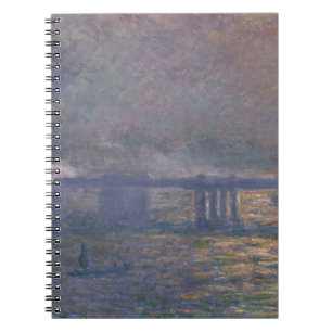 Pont de la rivière Misty Carnet Spiral impressionn