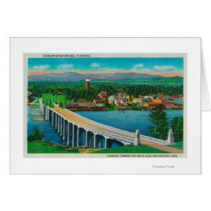 Pont de la rivière Siuslaw à Florence, Oregon