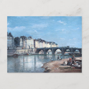 Pont de la Tournelle in Paris von Stanislas Lépine Postkarte