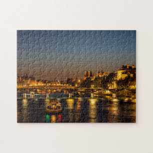 Pont des Arts at Nightfall - Paris, Frankreich