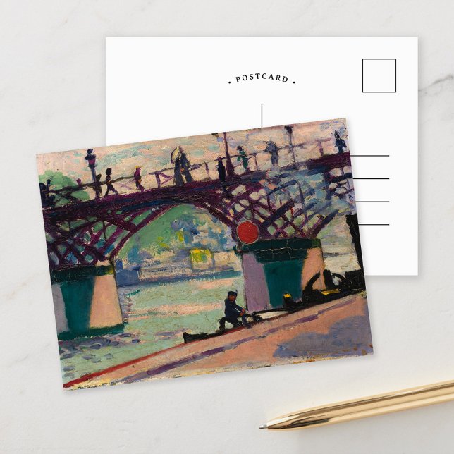 Pont Des Arts | Henry Lyman Saően Postkarte (Von Creator hochgeladen)