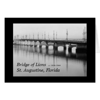Pont des Lions St Augustine, Floride