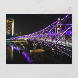 Pont d'hélice, Singapour - carte postale