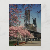 Pont du centre-ville Portland | Carte postale Cher