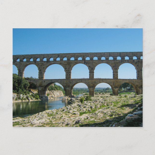 Pont du Gard, Frankreich - Postcard Postkarte (Vorderseite)