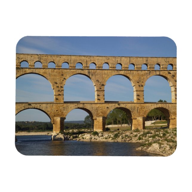 Pont du Gard, Gard, Languedoc Roussillon, Frankrei Magnet (Horizontal)