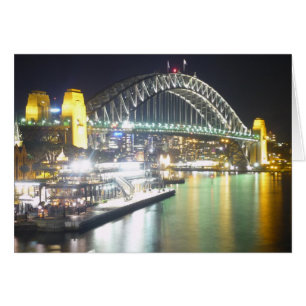 pont du port de sydney nuit