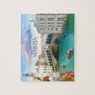 Pont du Rialto à Venise Venezia, Italie Puzzle