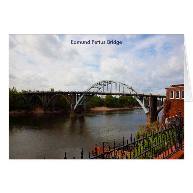 Pont Edmund Pettus à Selma, Alabama (Devant horizontal)