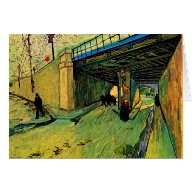 Pont ferroviaire sur Montmajour par Vincent van Go (Devant horizontal)