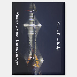 Pont Gordie Howe aimant rectangle