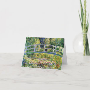 Pont japonais Monet avec la carte Water Lilies
