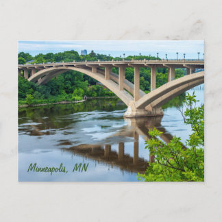 Pont Lake Street, Minneapolis, carte postale MN