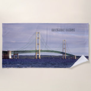 Pont Mackinac Serviette de plage de Mackinaw City