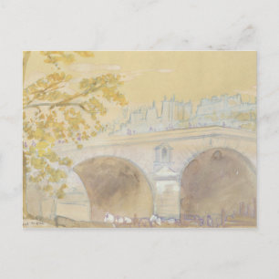 Pont Marie aus Quai des Celestins Postkarte