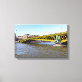 Pont Mirabeau über Seine - Paris Leinwanddruck