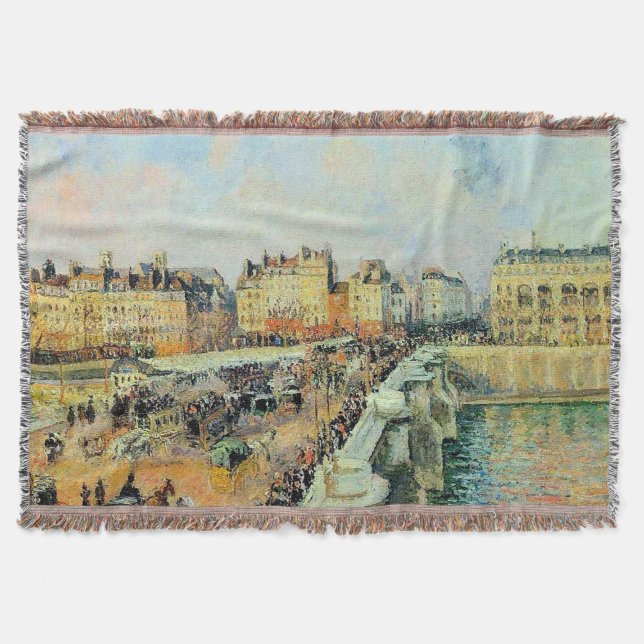 Pont Neuf, Nachmittag, Sonnenlicht Camille Pissarr Decke (Vorderseite)