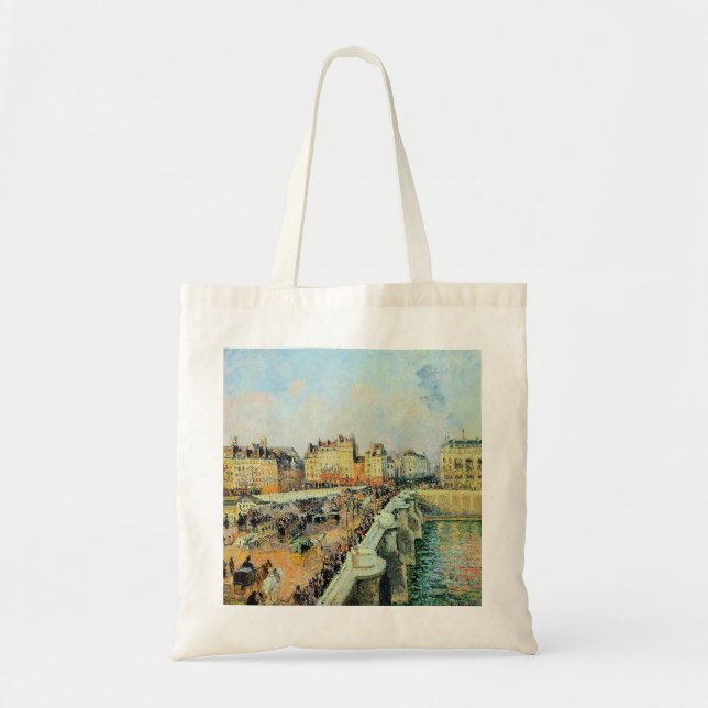 Pont Neuf, Nachmittag, Sonnenlicht Camille Pissarr Tragetasche (Vorne)