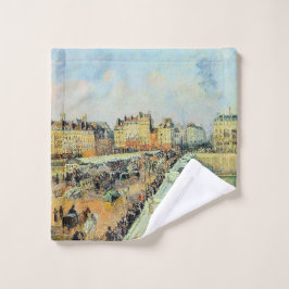 Pont Neuf, Nachmittag, Sonnenlicht Camille Pissarr Waschlappen