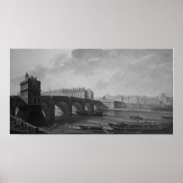 Pont Neuf - Paris - Nicolas-Jean-Baptiste Raguenet Poster