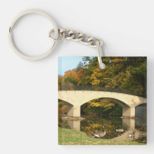 Pont Rainbow à l'automne au Grove City College