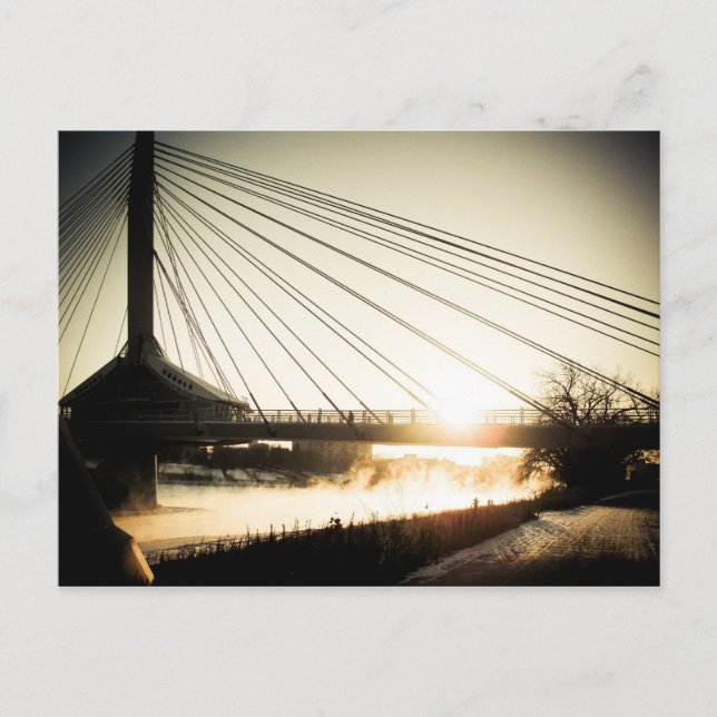 Pont Sunrise Saint Boniface 01 Carte postale (Devant)