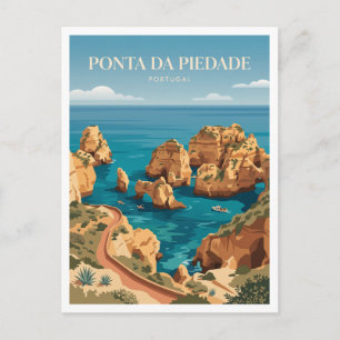 Ponta da Piedade Lagos Portugal Postkarte