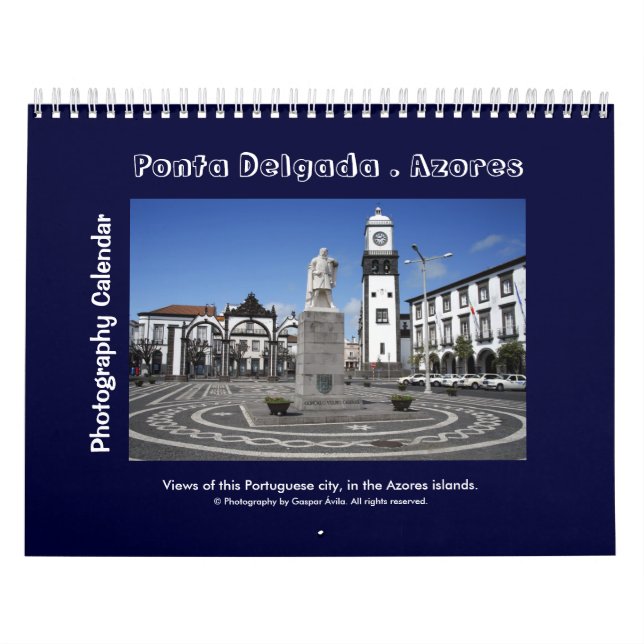 Ponta Delgada, Açores - Calendrier de la photograp (Protection)