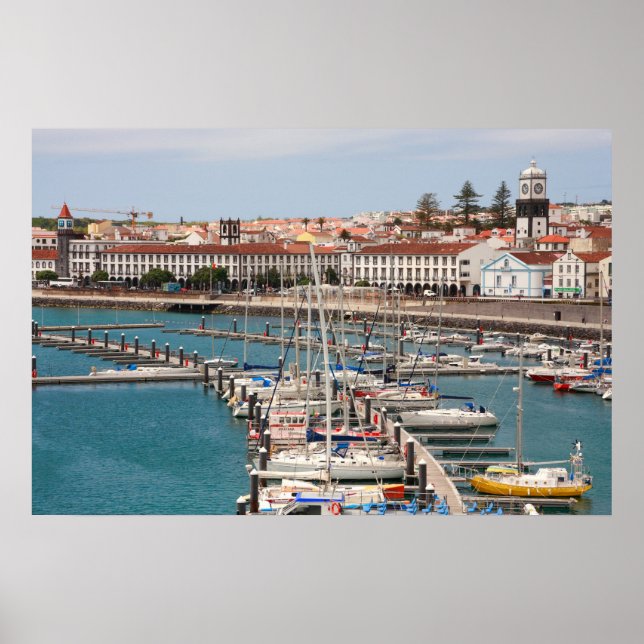 Ponta Delgada - Azoren Poster (Vorne)
