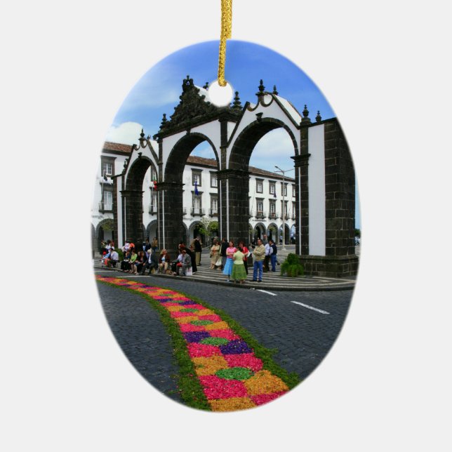 Ponta Delgada Keramikornament (Vorne)