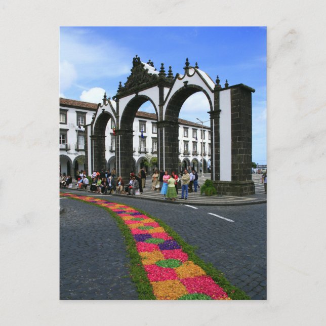 Ponta Delgada Postkarte (Vorderseite)