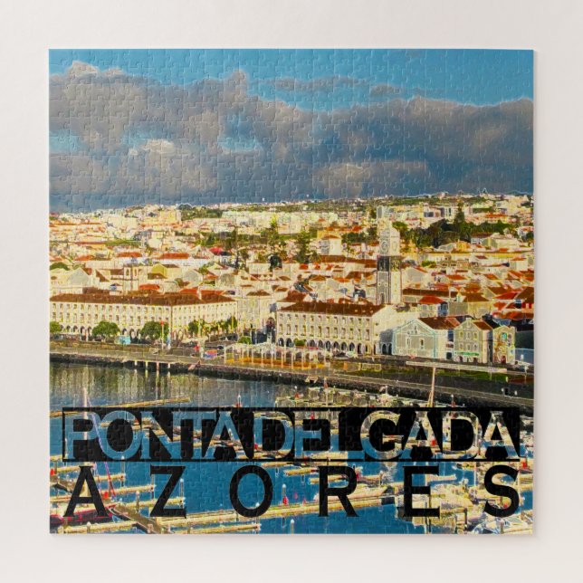 Ponta Delgada Square Puzzle (Vertikal)