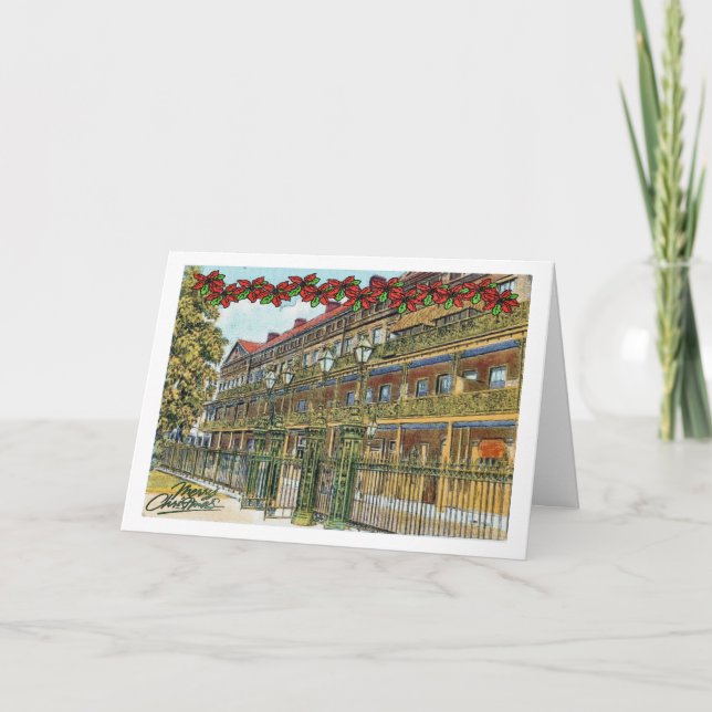 Pontalba Christmas Feiertagskarte (Vorderseite)