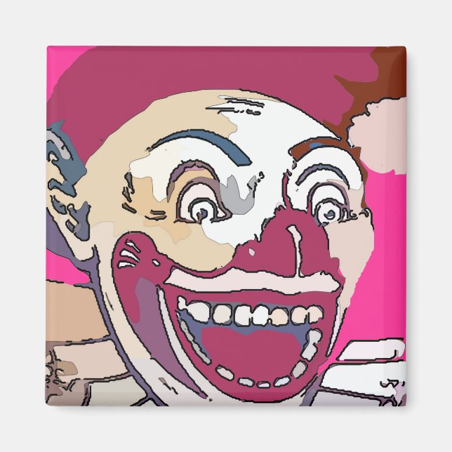 Pontchartrain Beach Clown Magnet (Vorne)