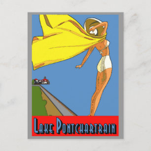 Pontchartrain Poster Postkarte