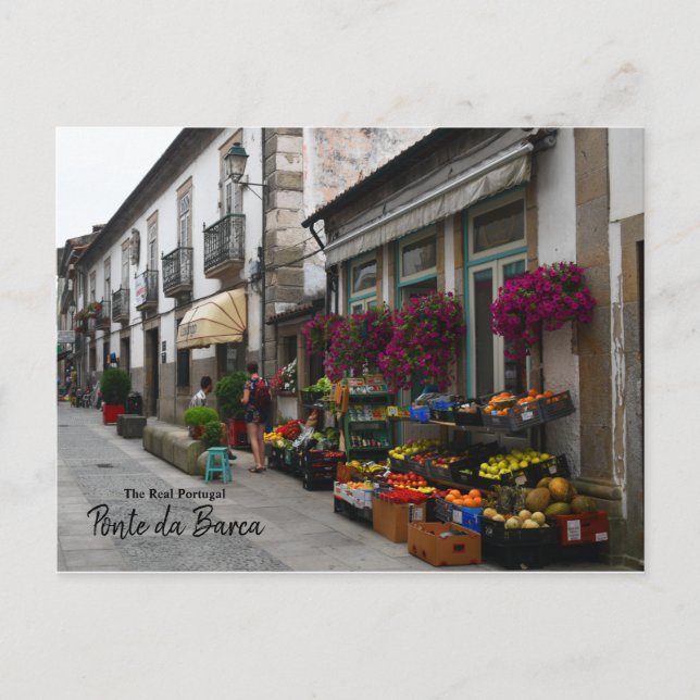 Ponte da Barca - Das echte Portugal Postkarte (Vorderseite)