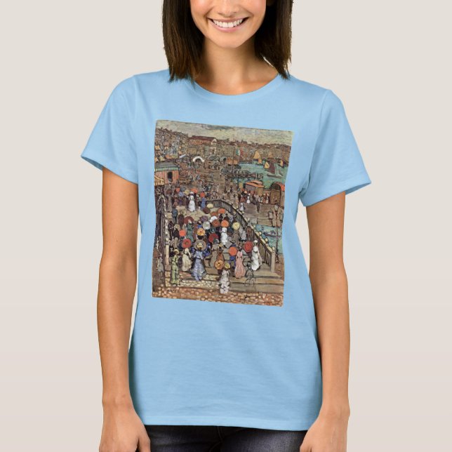 Ponte Della Paglia, Venedig von Maurice Prendergas T-Shirt (Vorderseite)