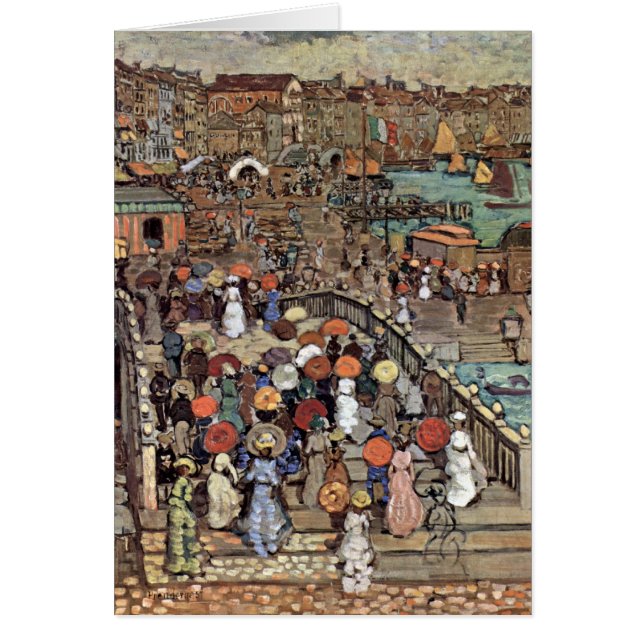 Ponte Della Paglia, Venise par Maurice Prendergast (Devant)