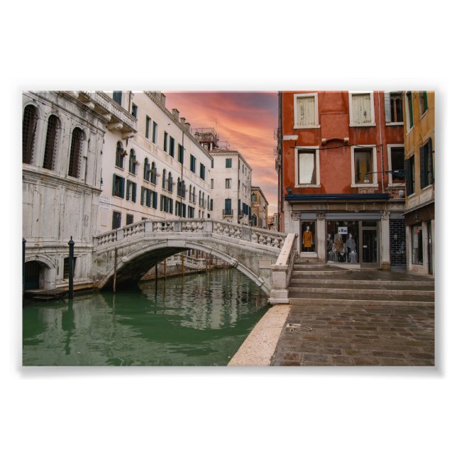 Ponte di Canonica Venedig Italien Fotodruck (Vorne)