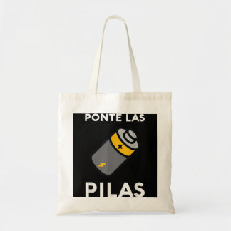 Ponte Las Pilas Funny Spanish Espanol Chistosa Mex Tragetasche