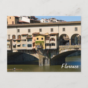 Ponte Vecchio alte Brücke - Florenz, Italien Postkarte