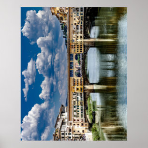 Ponte vecchio (alte Brücke) Poster